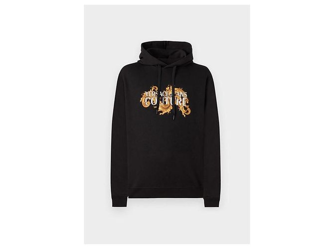 Versace Felpa con cappuccio Baroque Wave - vista 4