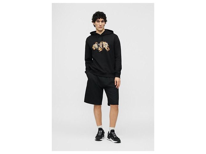 Versace Felpa con cappuccio Baroque Wave - vista 5