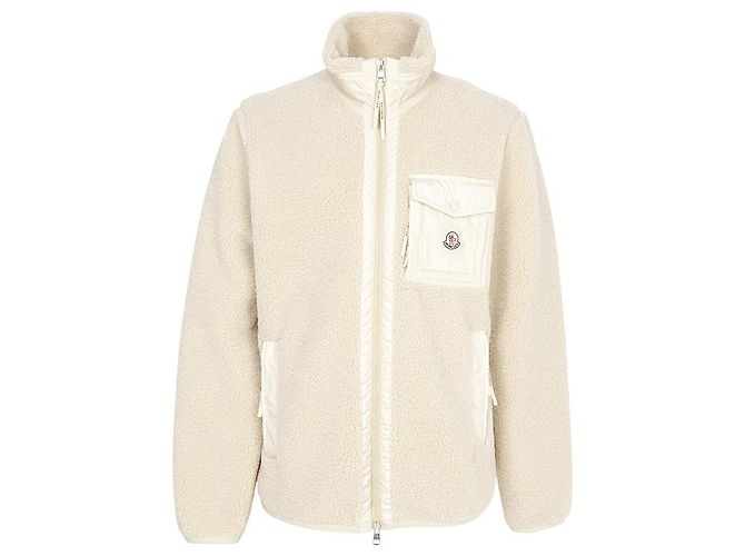 Moncler Fleecejacke für Herren Weiß - Ansicht 2
