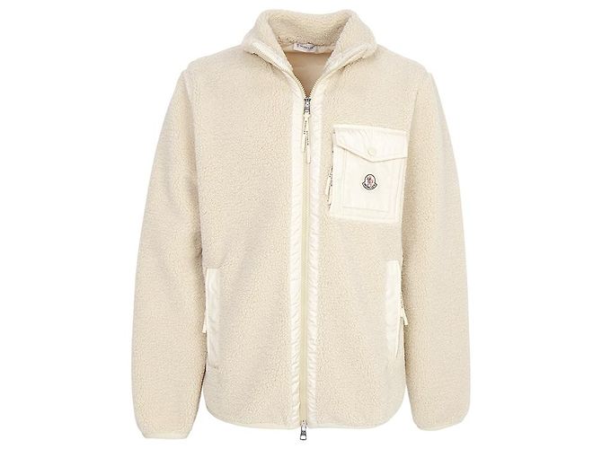Moncler Fleecejacke für Herren Weiß - Ansicht 3