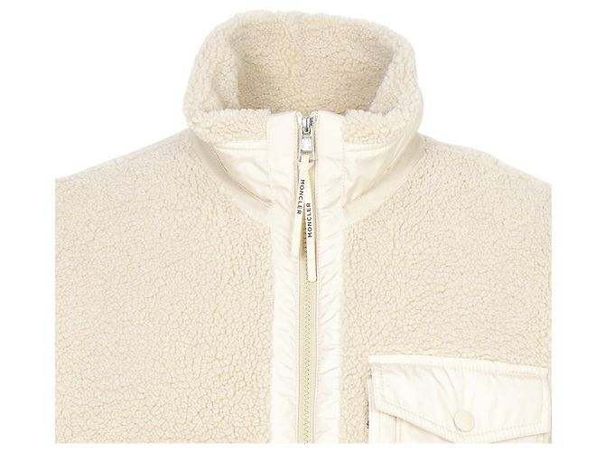 Moncler Fleecejacke für Herren Weiß - Ansicht 5
