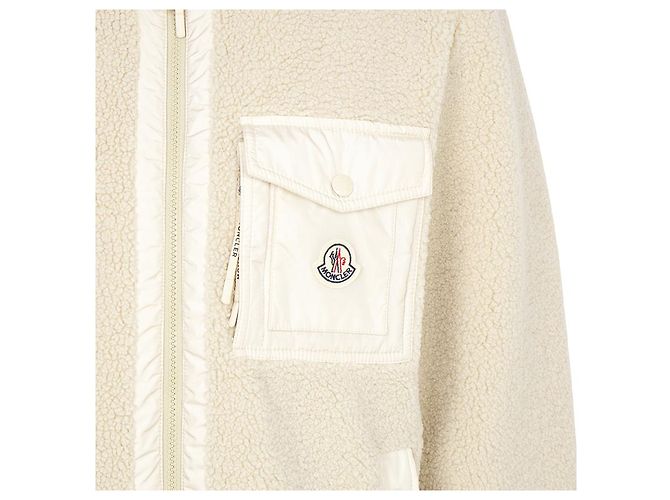 Moncler Fleecejacke für Herren Weiß - Ansicht 6