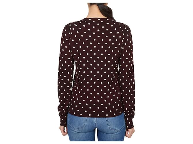 Comme Des Garcons Strickware für Damen mit schwarzem Punkt-Patch - Ansicht 3