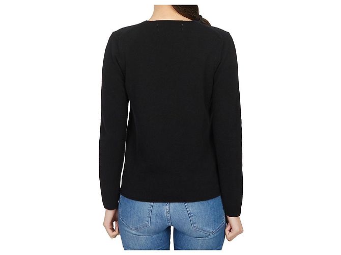 Comme Des Garcons Red Emblem Strick AZ für Damen Blau - Ansicht 3