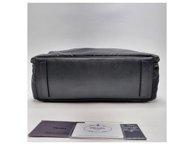 Prada Valigetta Saffiano Nera Nero - vista 14