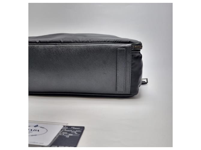 Prada Valigetta Saffiano Nera Nero - vista 15