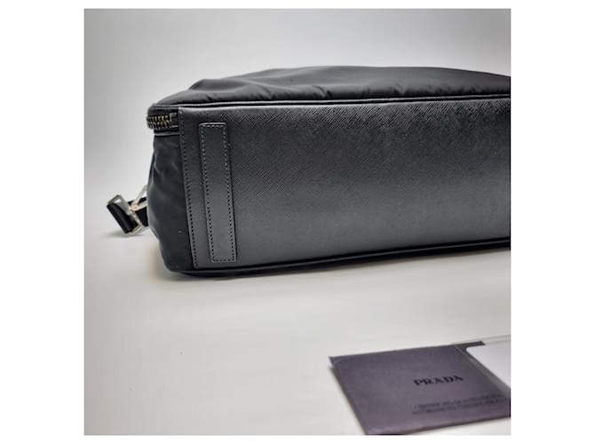 Prada Valigetta Saffiano Nera Nero - vista 16