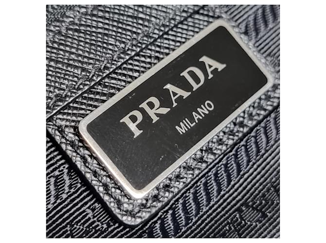 Prada Valigetta Saffiano Nera Nero - vista 20
