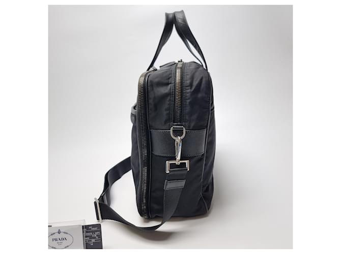 Prada Valigetta Saffiano Nera Nero - vista 7