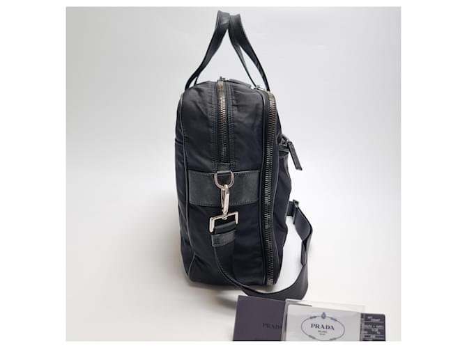 Prada Valigetta Saffiano Nera Nero - vista 8