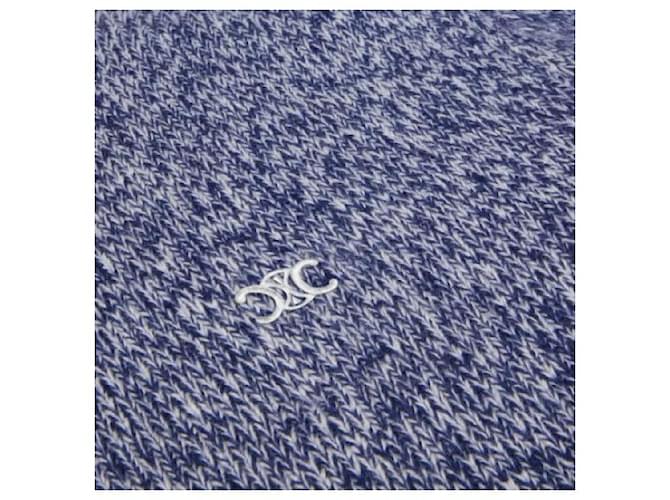 Céline Crewneck-Pullover aus Wolle und Kaschmir Blau - Ansicht 7