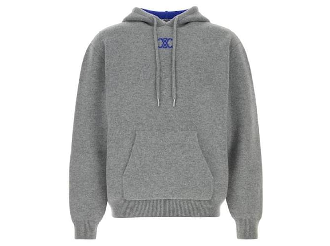 Céline Kapuzenpullover aus Kaschmir Blau - Ansicht 4