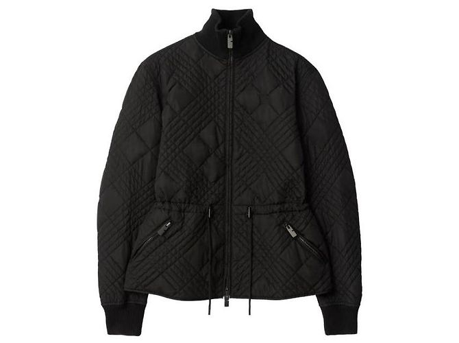 Burberry Jaqueta de nylon com micro xadrez - vista 4