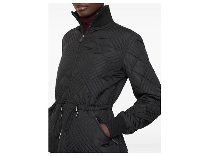 Burberry Jaqueta de nylon com micro xadrez - vista 5