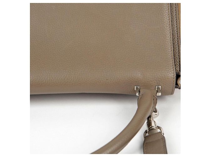 Céline Bolsa Tote e Bolsa de Ombro Trapézio em Couro de Dois Tons Multicor - vista 15