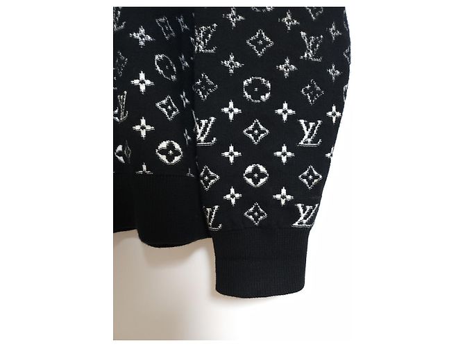 Louis Vuitton [XL] Black Multi Monogram Knit - view 3