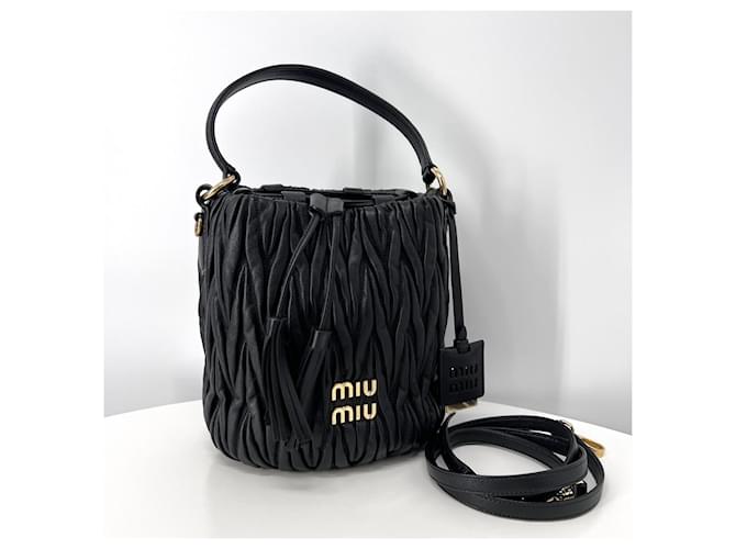 Miu Miu Borsa a secchiello, Borsa a tracolla, Nero - vista 5