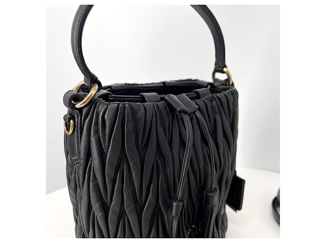 Miu Miu Borsa a secchiello, Borsa a tracolla, Nero - vista 7
