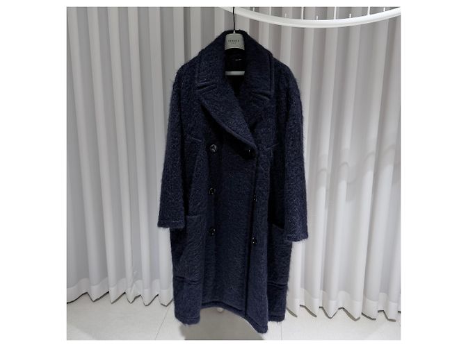 Hermès High-End Mohair Coat Runway Black - view 2