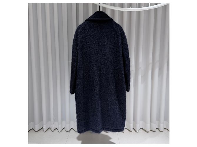 Hermès High-End Mohair Coat Runway Black - view 5