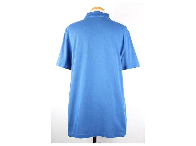 Moncler PK Kurzarm-T-Shirt Blau - Ansicht 5