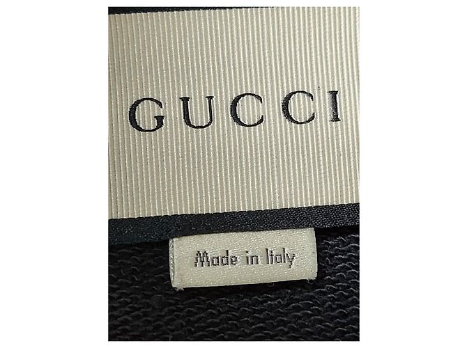 Gucci Tiger Embroidered Sweatshirt Silvery - view 7