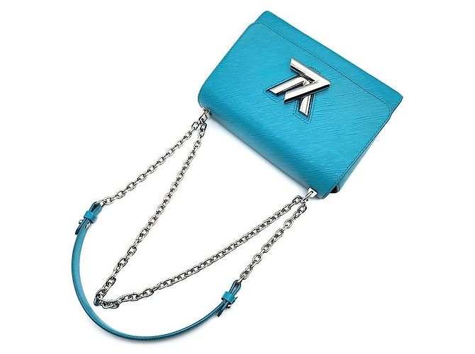 Louis Vuitton Epi Twist MM Blu - vista 4