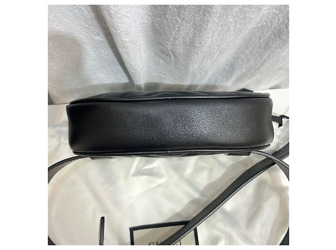 Gucci Marmont Matelassé Gürteltasche Silber - Ansicht 6
