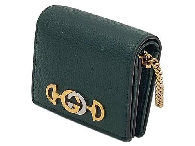 Gucci Jumi Chain Wallet Grün - Ansicht 2