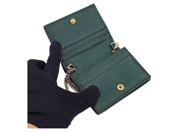 Gucci Jumi Chain Wallet Grün - Ansicht 6