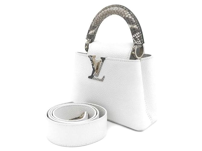 Louis Vuitton Python Capucines Mini White - view 2