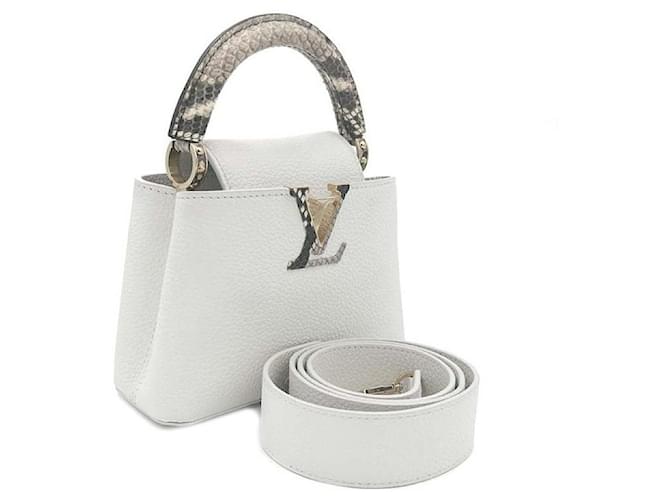Louis Vuitton Python Capucines Mini White - view 3