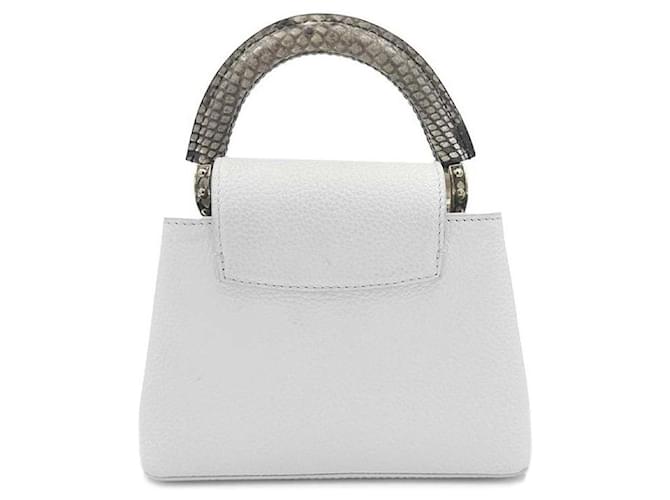 Louis Vuitton Python Capucines Mini White - view 4