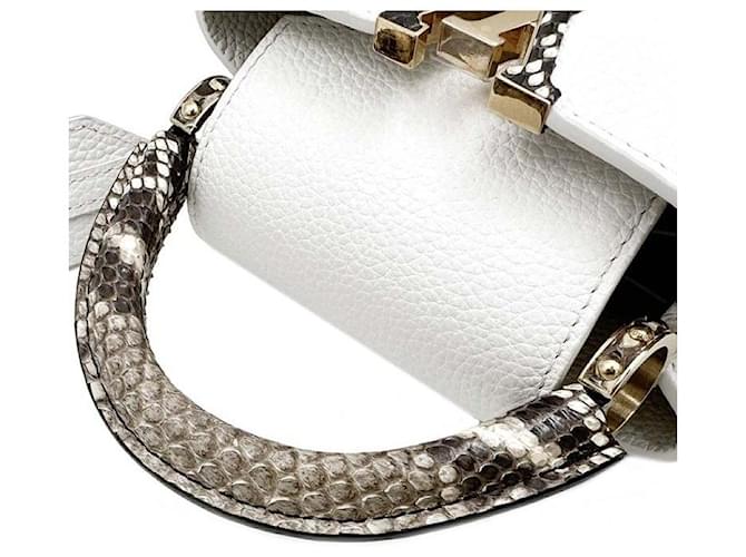 Louis Vuitton Python Capucines Mini White - view 6