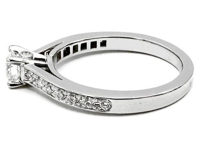 Boucheron Anello Solitario Argento - vista 2