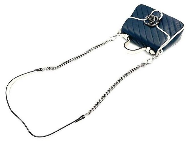 Gucci Mini borsa a tracolla con manico Marmont - vista 5