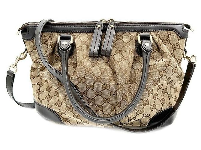 Gucci Tote e Borsa a Spalla in Jacquard - vista 4