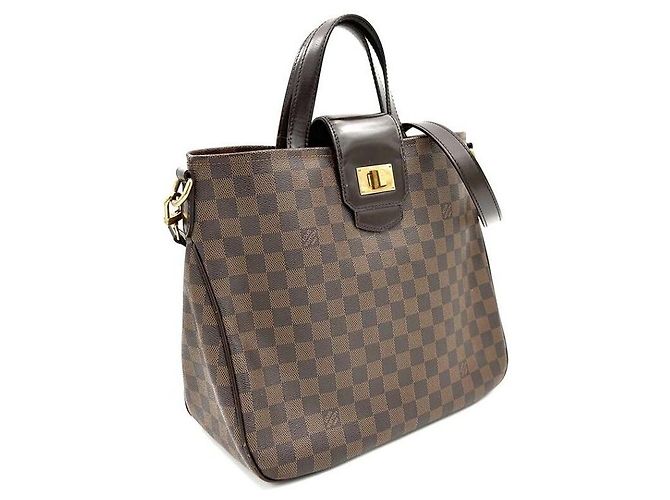 Louis Vuitton Damier Cabas Roseberry Marrone - vista 3