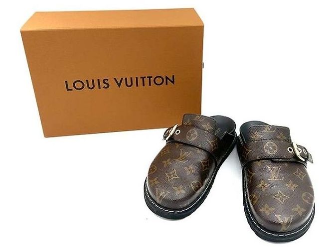 Louis Vuitton Zoccolo Monogram Cozy Flat Comfort Multicolore - vista 5