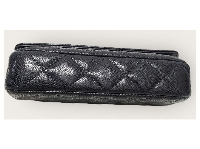 Chanel Borsa a tracolla e crossbody Black Caviar Gold Coin Chain Chip Nero - vista 7