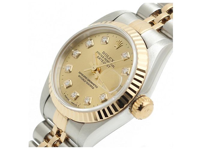 Rolex Reloj Combo Datejust para Mujer After Diamond Dorado - vista 10