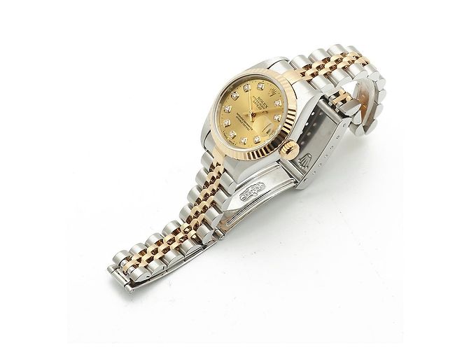 Rolex Reloj Combo Datejust para Mujer After Diamond Dorado - vista 14