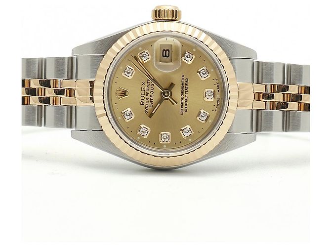 Rolex Reloj Combo Datejust para Mujer After Diamond Dorado - vista 18