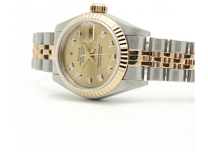 Rolex Reloj Combo Datejust para Mujer After Diamond Dorado - vista 20