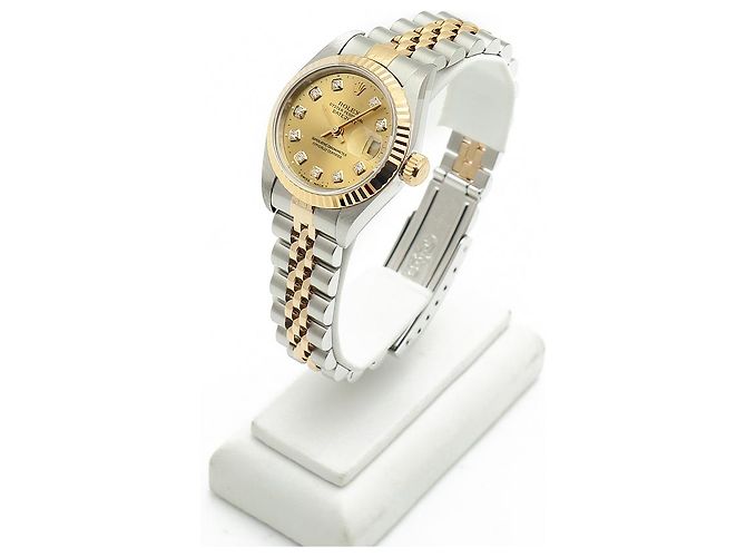Rolex Reloj Combo Datejust para Mujer After Diamond Dorado - vista 4
