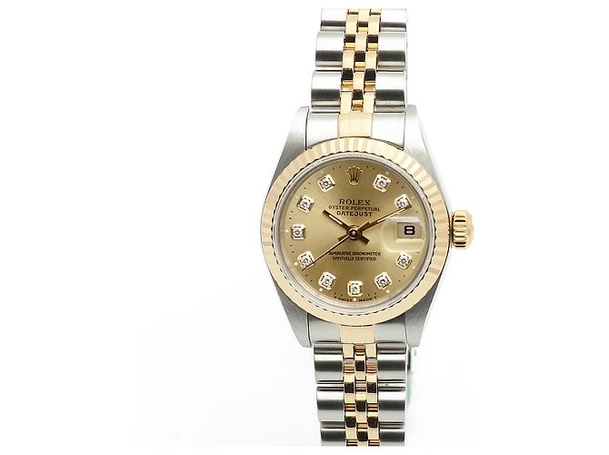 Rolex Reloj Combo Datejust para Mujer After Diamond Dorado - vista 8
