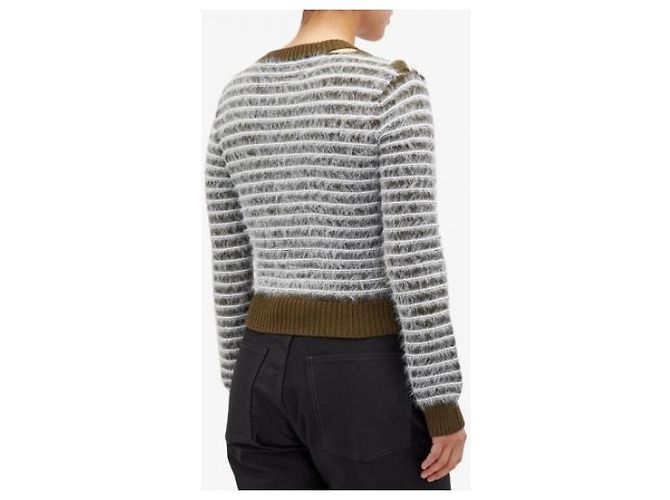 Maison Martin Margiela Gestreifter Wollcardigan - Ansicht 6