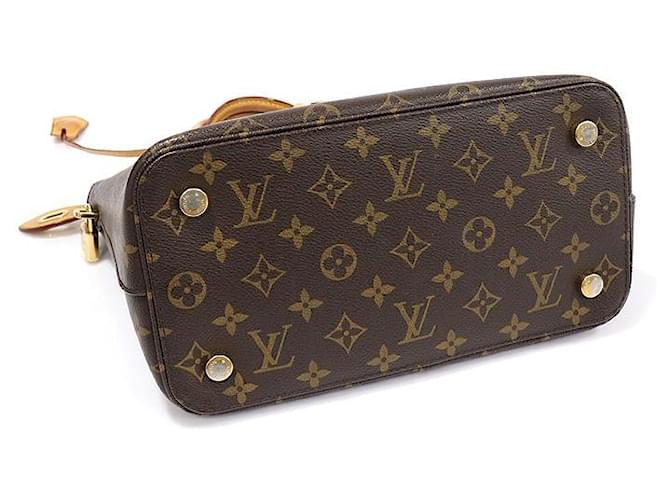Louis Vuitton Borsa Tote Monogram Canvas Rocket PM Marrone - vista 5