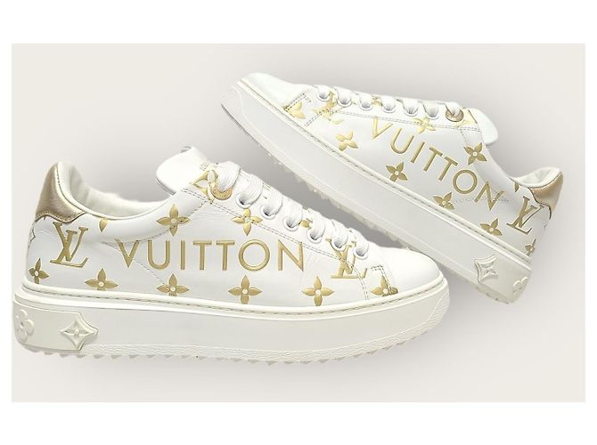 Louis Vuitton Timeout Sneaker mit weißgoldener Schriftlogo - Ansicht 5