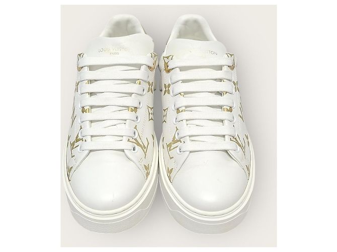 Louis Vuitton Timeout Sneaker mit weißgoldener Schriftlogo - Ansicht 6